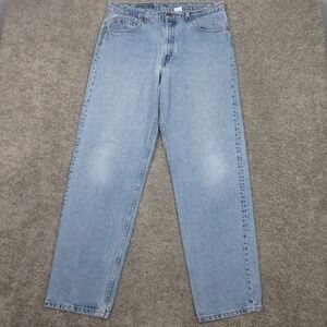 Vintage Levis Jeans Mens 36x33 Blue 550 Relaxed Tapered Baggy Denim Pants 90s